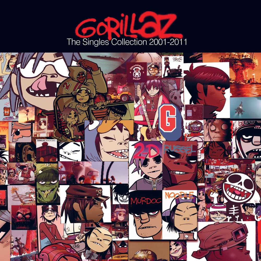 Gorillaz - 8作品まとめ売り【音楽】 Gorillaz, The Singles Collection 2001-2011 in High-Resolution